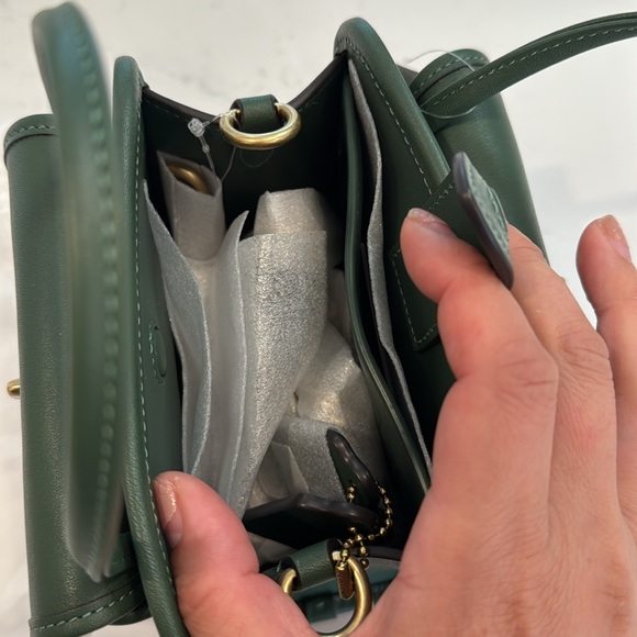 Coach ReEdition Safari Bag in Hunter Green - Picture 4 of 9